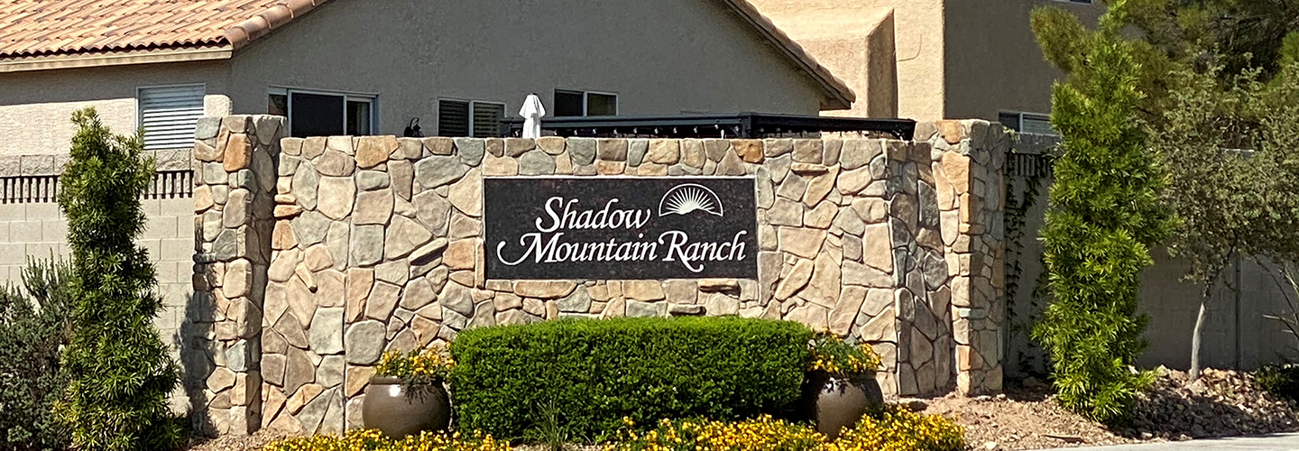 Shadow Mountain Ranch Sign